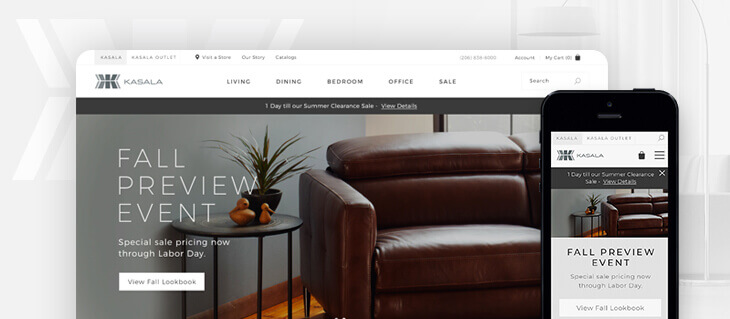 Modern eCommerce Websites Launched for Seattle-Based Home Furnishings Company
