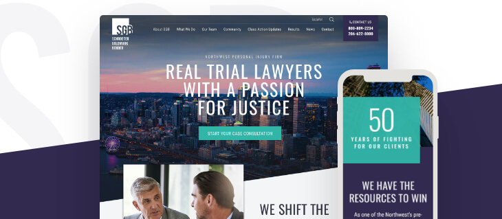 We've Won Another Website Design Award for Seattle Law Firm SGB