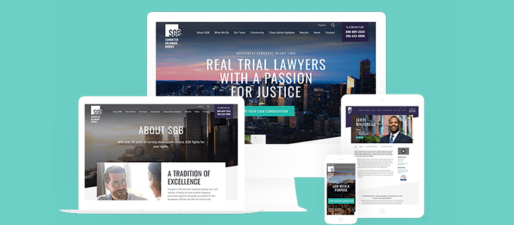 Check Out Our Website Redesign for Seattle Law Firm SGB!