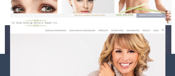 New Website Launched for The Stern Center for Aesthetic Surgery, PC