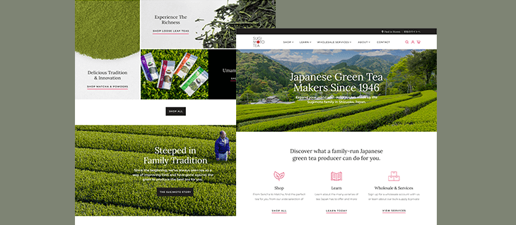 New eCommerce Website Design & Launch for Sugimoto Tea Company!