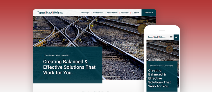 Launched: Legal Firm Website for Tupper Mack Wells
