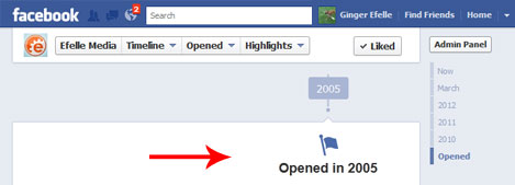 social media marketing - facebook milestones